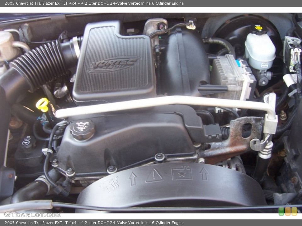 4.2 Liter DOHC 24-Valve Vortec Inline 6 Cylinder Engine for the 2005 Chevrolet TrailBlazer #68896110