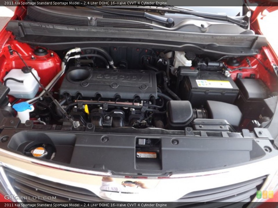 2.4 Liter DOHC 16-Valve CVVT 4 Cylinder Engine for the 2011 Kia Sportage #68902755