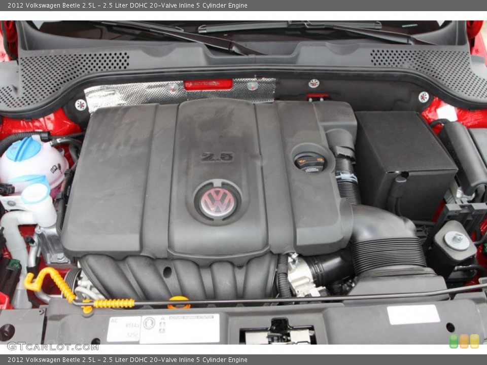 2.5 Liter DOHC 20-Valve Inline 5 Cylinder Engine for the 2012 Volkswagen Beetle #68907792