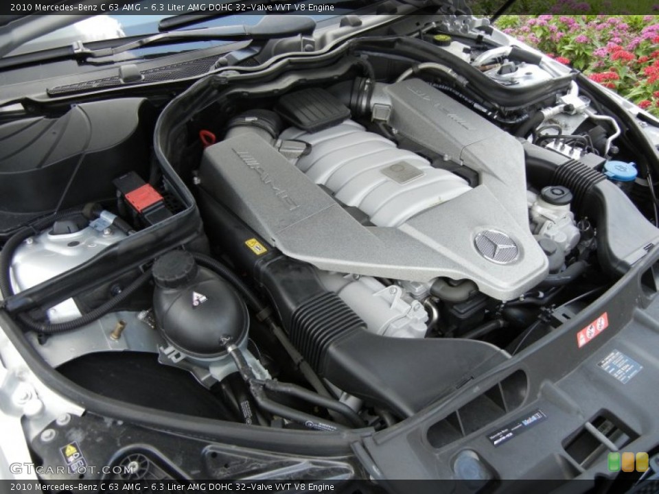 6.3 Liter AMG DOHC 32-Valve VVT V8 Engine for the 2010 Mercedes-Benz C #68908986