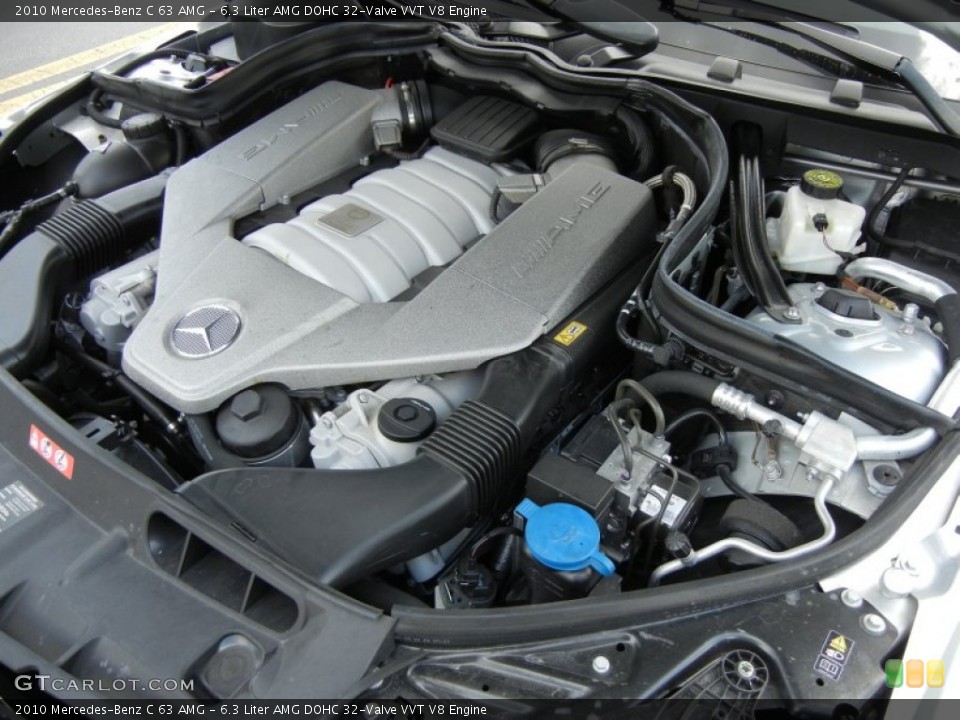 6.3 Liter AMG DOHC 32-Valve VVT V8 Engine for the 2010 Mercedes-Benz C #68908995