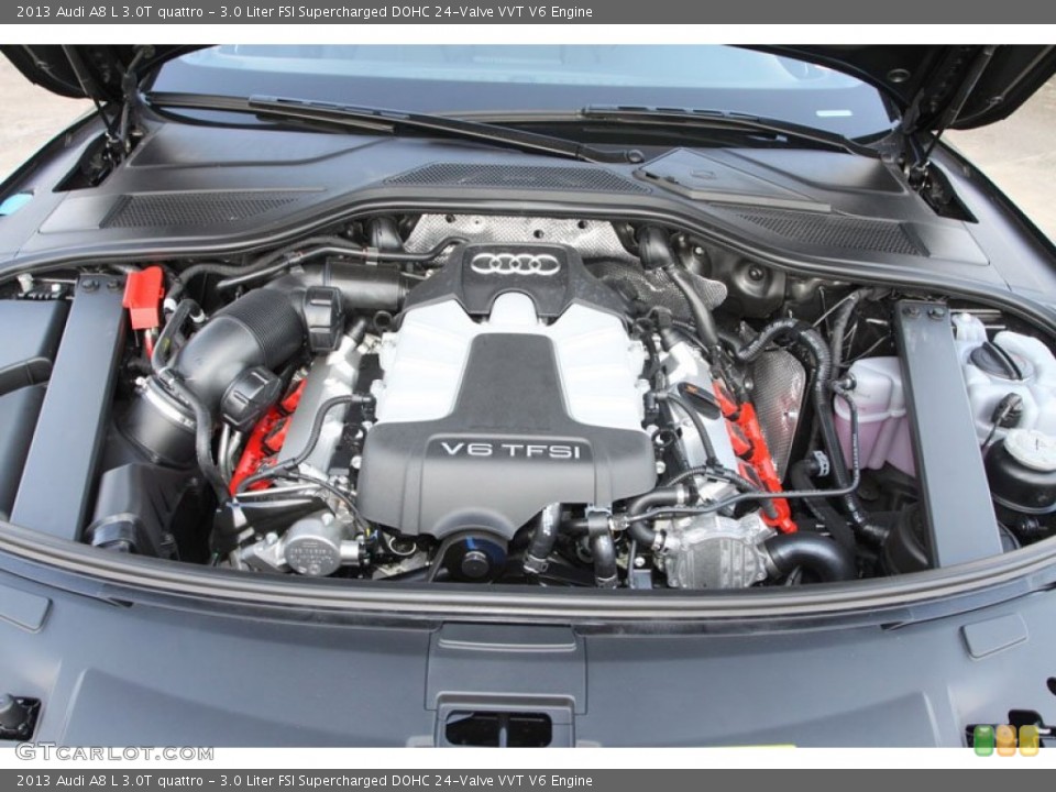 3.0 Liter FSI Supercharged DOHC 24-Valve VVT V6 Engine for the 2013 Audi A8 #68910354