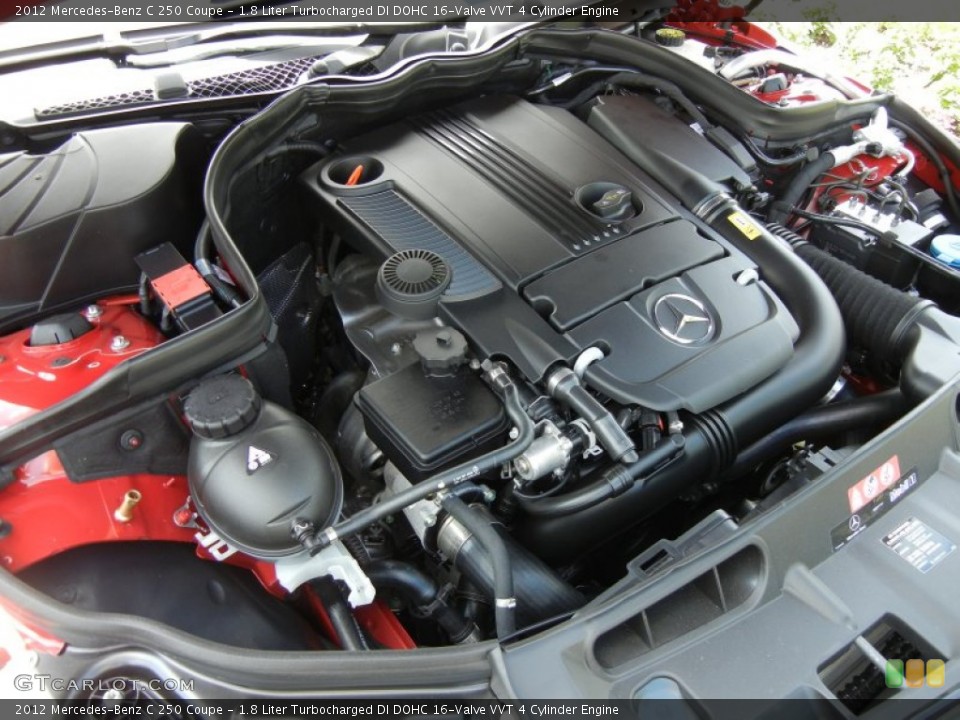 1.8 Liter Turbocharged DI DOHC 16-Valve VVT 4 Cylinder Engine for the 2012 Mercedes-Benz C #68910483