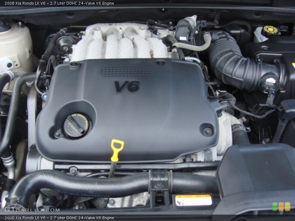 2.7 Liter DOHC 24-Valve V6 Engine for the 2008 Kia Rondo #68917829