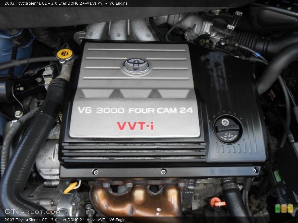 3.0 Liter DOHC 24-Valve VVT-i V6 Engine for the 2003 Toyota Sienna #68921037