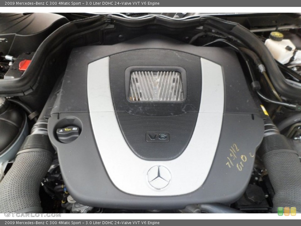 3.0 Liter DOHC 24-Valve VVT V6 Engine for the 2009 Mercedes-Benz C #68924949