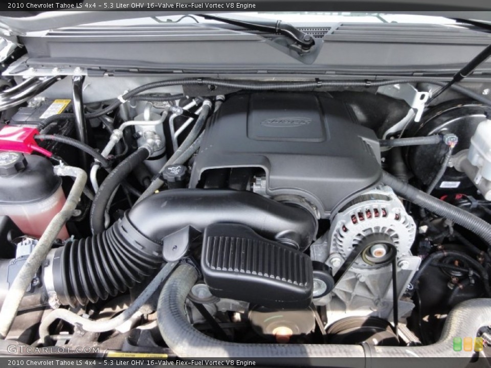 5.3 Liter OHV 16-Valve Flex-Fuel Vortec V8 Engine for the 2010 Chevrolet Tahoe #68926224