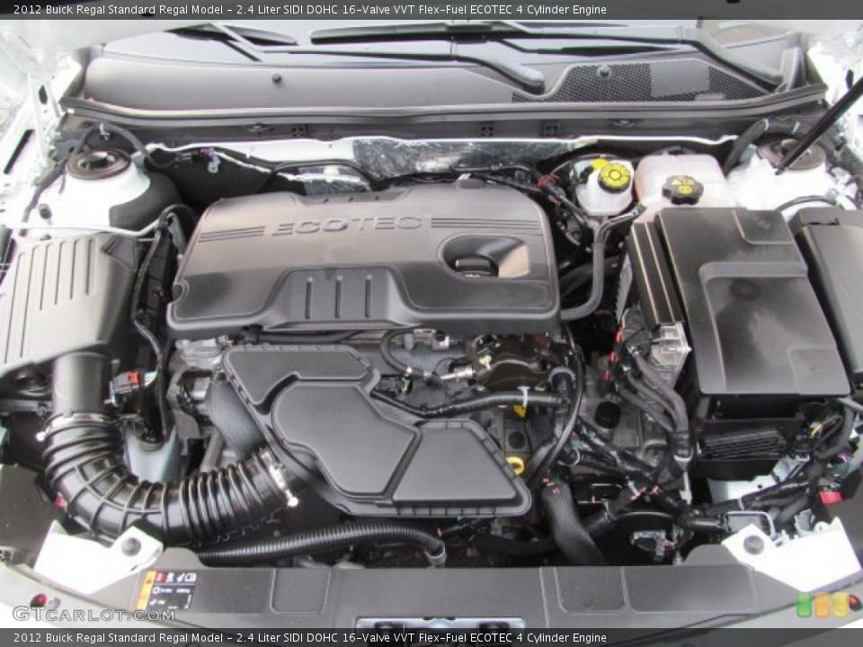 2.4 Liter SIDI DOHC 16-Valve VVT Flex-Fuel ECOTEC 4 Cylinder Engine for the 2012 Buick Regal #68930706
