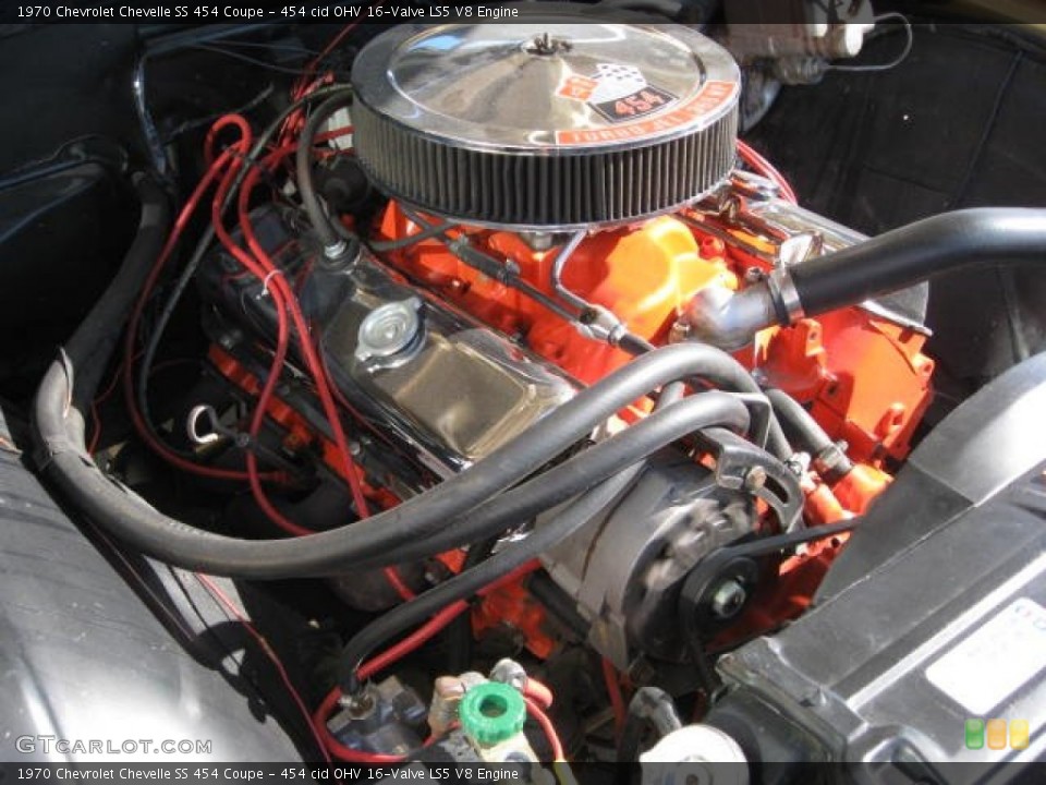 454 cid OHV 16-Valve LS5 V8 Engine for the 1970 Chevrolet Chevelle #68937333