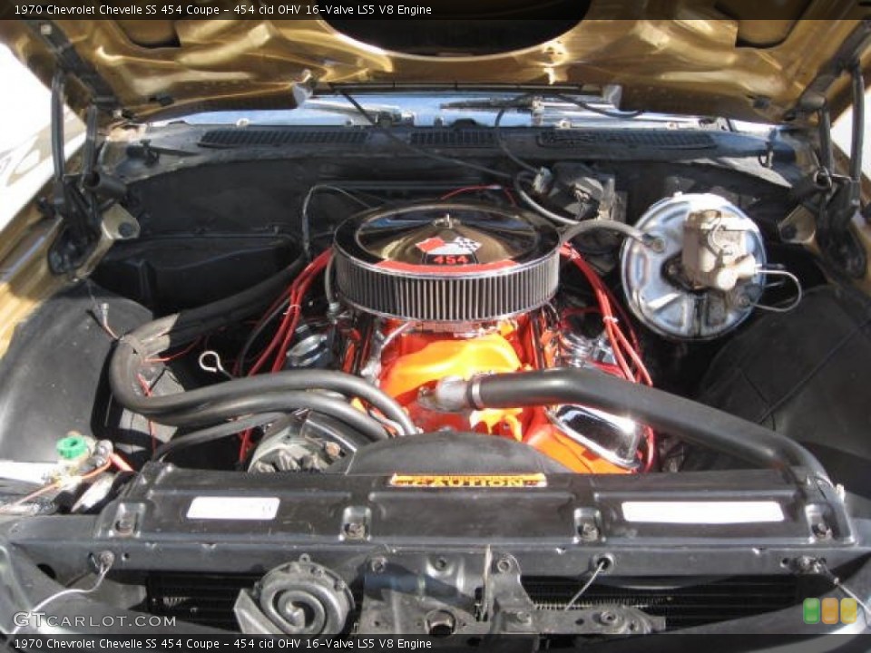 454 cid OHV 16-Valve LS5 V8 Engine for the 1970 Chevrolet Chevelle #68937402