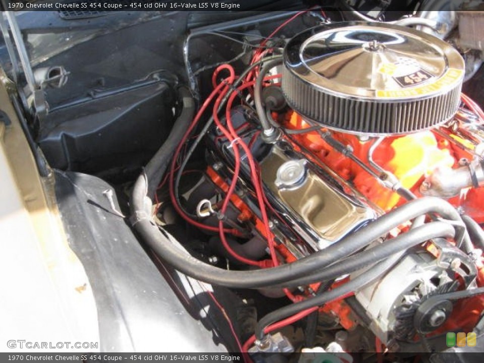 454 cid OHV 16-Valve LS5 V8 Engine for the 1970 Chevrolet Chevelle #68937411