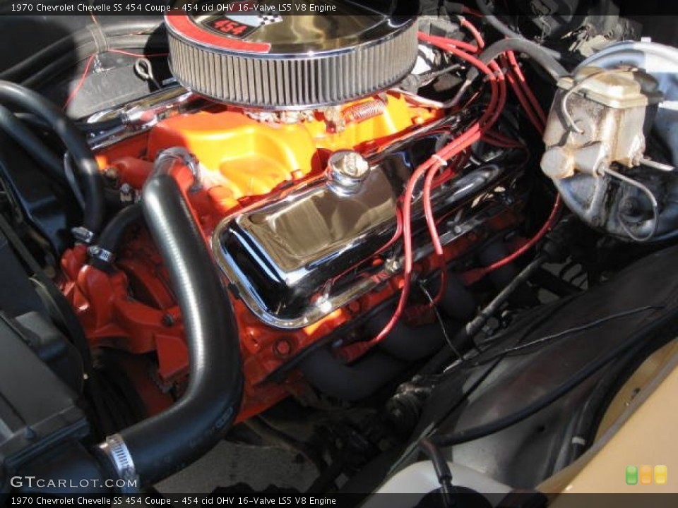 454 cid OHV 16-Valve LS5 V8 Engine for the 1970 Chevrolet Chevelle #68937419