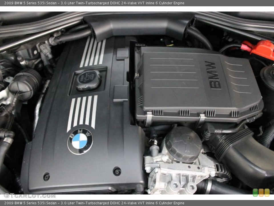 3.0 Liter Twin-Turbocharged DOHC 24-Valve VVT Inline 6 Cylinder Engine for the 2009 BMW 5 Series #68943645