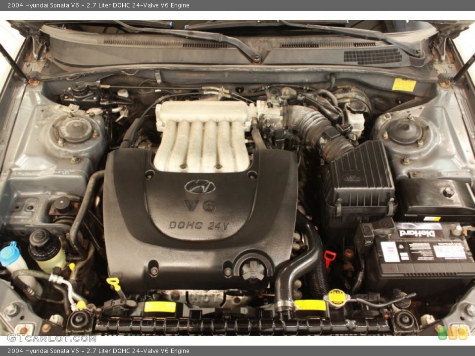 2.7 Liter DOHC 24-Valve V6 Engine for the 2004 Hyundai Sonata #68952513