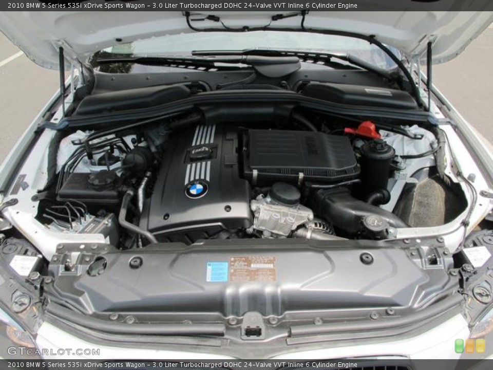 3.0 Liter Turbocharged DOHC 24-Valve VVT Inline 6 Cylinder Engine for the 2010 BMW 5 Series #68954894