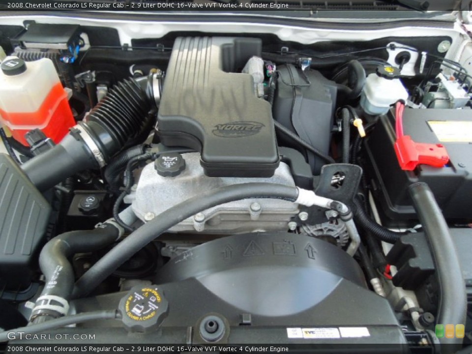 2.9 Liter DOHC 16-Valve VVT Vortec 4 Cylinder Engine for the 2008 Chevrolet Colorado #68974550