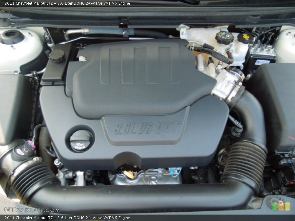 3.6 Liter DOHC 24-Valve VVT V6 Engine for the 2011 Chevrolet Malibu #68976116