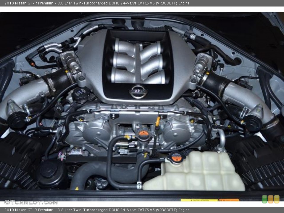 3.8 Liter Twin-Turbocharged DOHC 24-Valve CVTCS V6 (VR38DETT) Engine for the 2010 Nissan GT-R #68980775