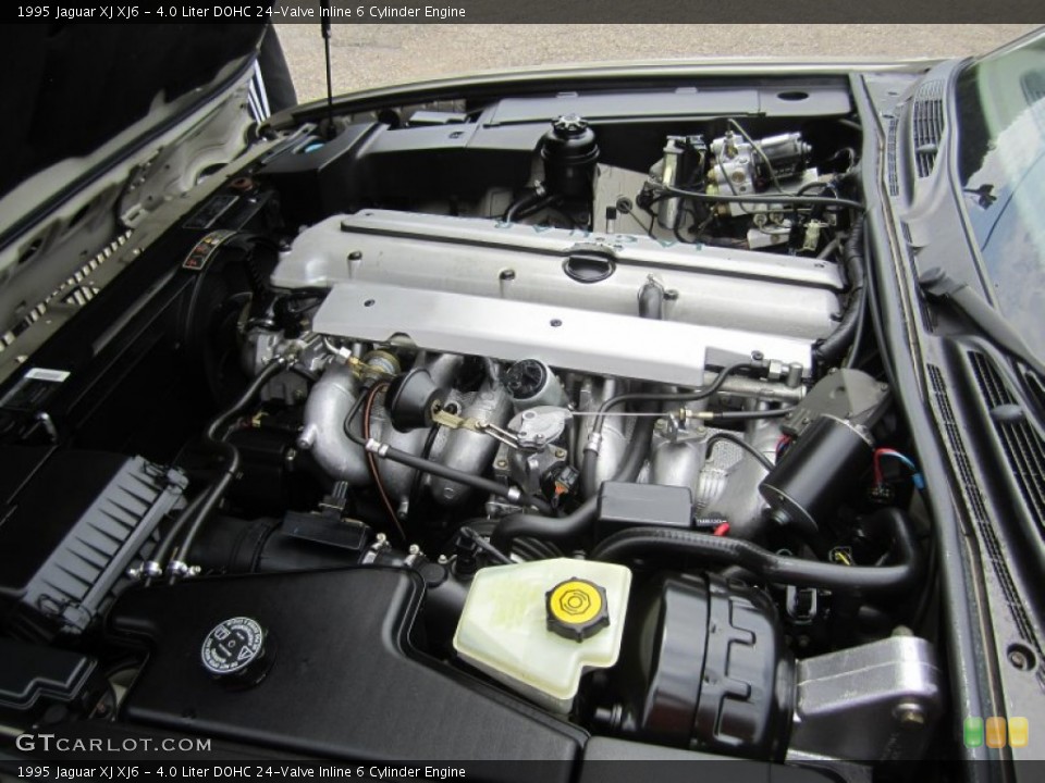 4.0 Liter DOHC 24-Valve Inline 6 Cylinder 1995 Jaguar XJ Engine