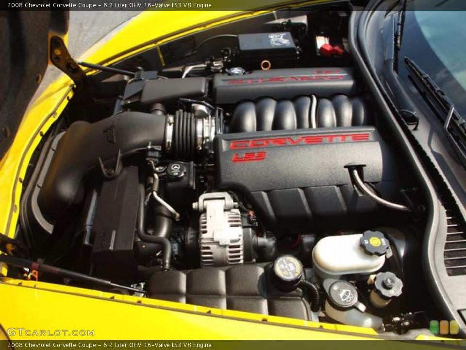 6.2 Liter OHV 16-Valve LS3 V8 Engine for the 2008 Chevrolet Corvette #68985271