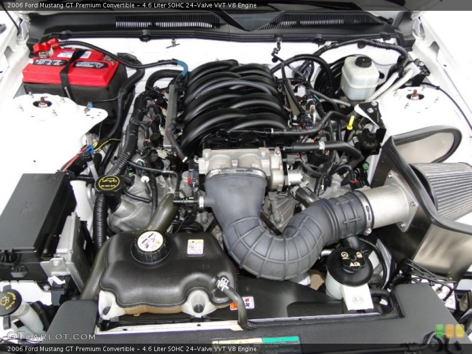 4.6 Liter SOHC 24-Valve VVT V8 Engine for the 2006 Ford Mustang #68986055
