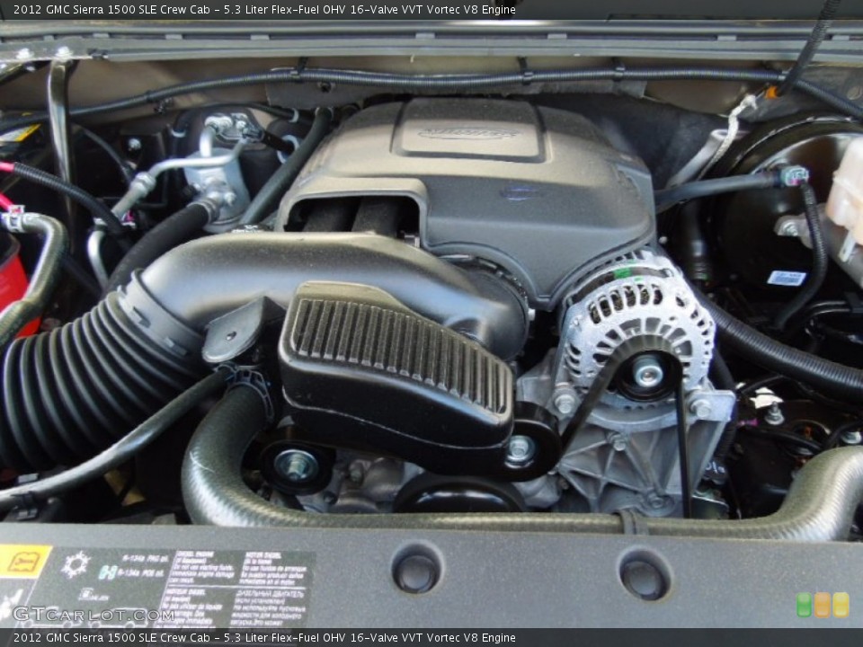5.3 Liter Flex-Fuel OHV 16-Valve VVT Vortec V8 Engine for the 2012 GMC Sierra 1500 #68988763