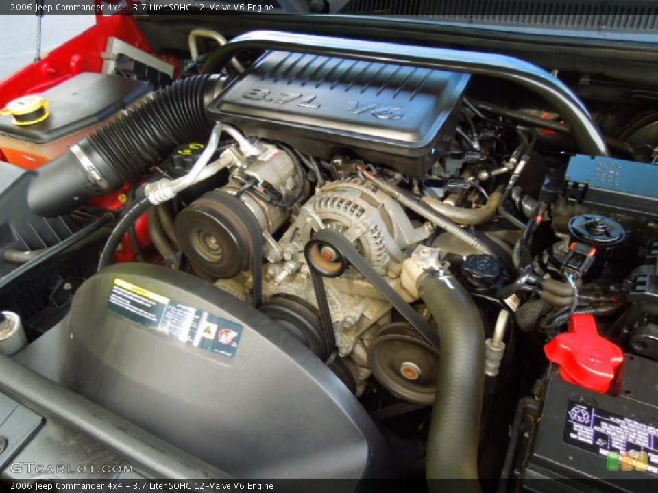 3.7 Liter SOHC 12-Valve V6 Engine for the 2006 Jeep Commander #68989924