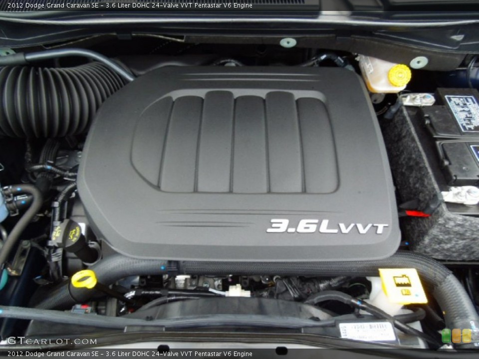 3.6 Liter DOHC 24-Valve VVT Pentastar V6 Engine for the 2012 Dodge Grand Caravan #68990173