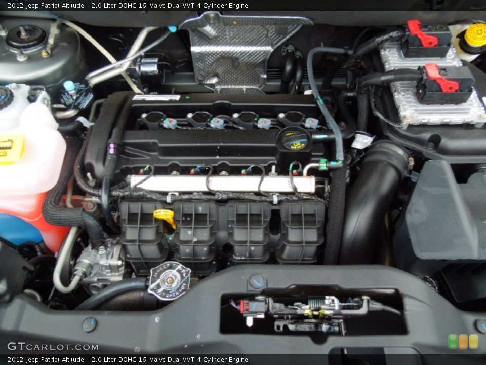 2.0 Liter DOHC 16Valve Dual VVT 4 Cylinder 2012 Jeep Patriot Engine