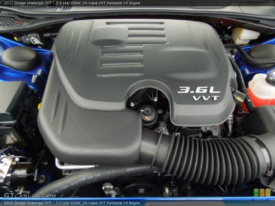 3.6 Liter DOHC 24-Valve VVT Pentastar V6 Engine for the 2012 Dodge Challenger #68992723