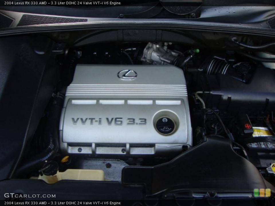 3.3 Liter DOHC 24 Valve VVT-i V6 Engine for the 2004 Lexus RX #68993035