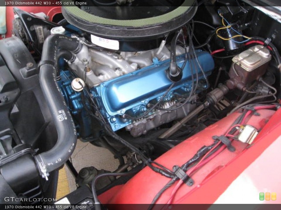455 cid V8 Engine for the 1970 Oldsmobile 442 #68998006