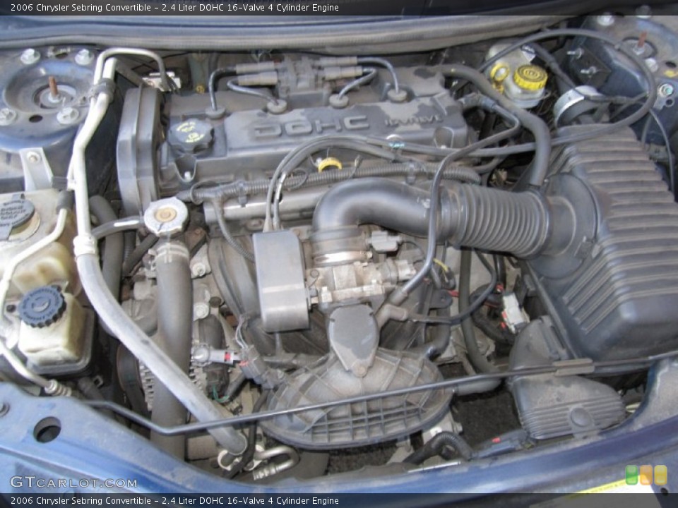 2.4 Liter DOHC 16-Valve 4 Cylinder 2006 Chrysler Sebring Engine