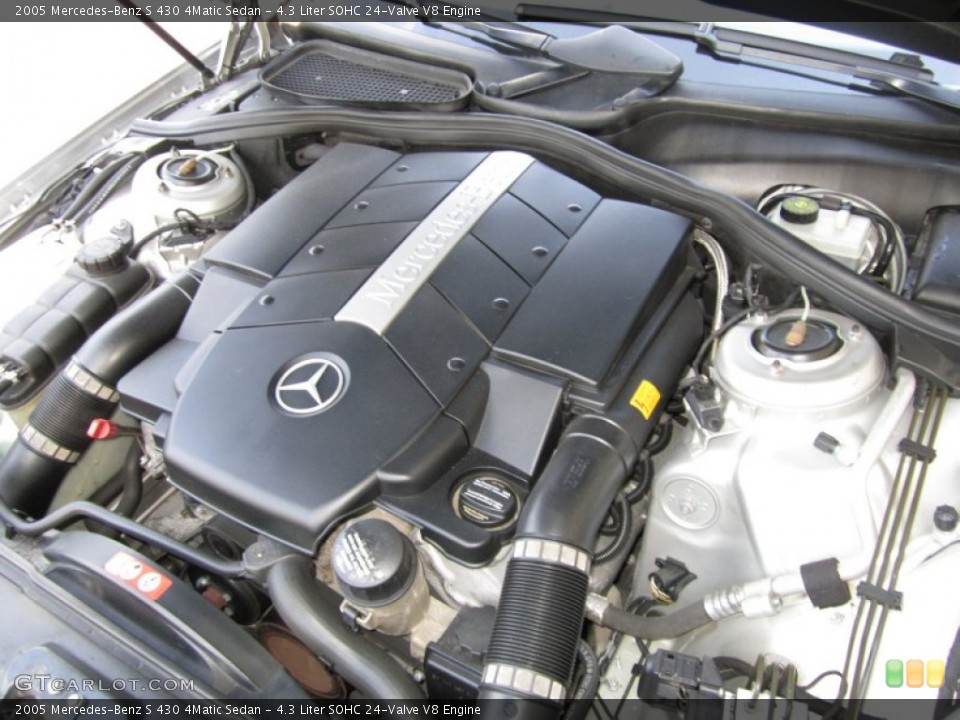 4.3 Liter SOHC 24-Valve V8 2005 Mercedes-Benz S Engine