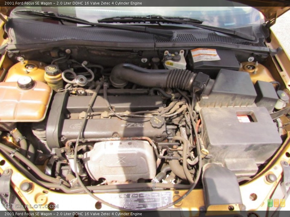 2.0 Liter DOHC 16 Valve Zetec 4 Cylinder Engine for the 2001 Ford Focus #69013664