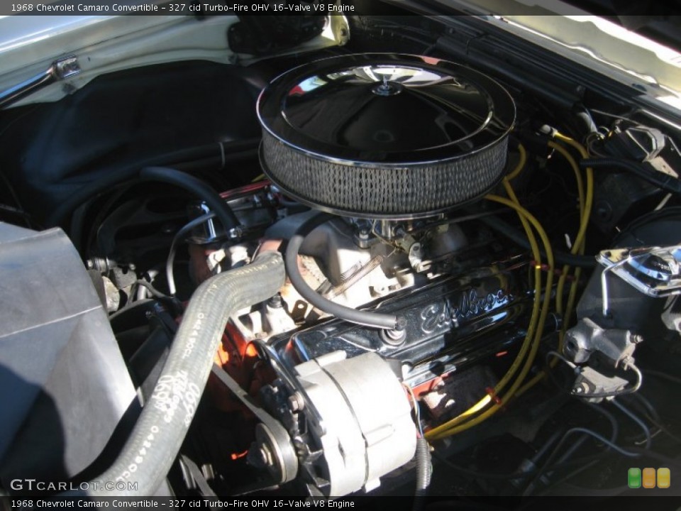 327 cid Turbo-Fire OHV 16-Valve V8 Engine for the 1968 Chevrolet Camaro #69015376