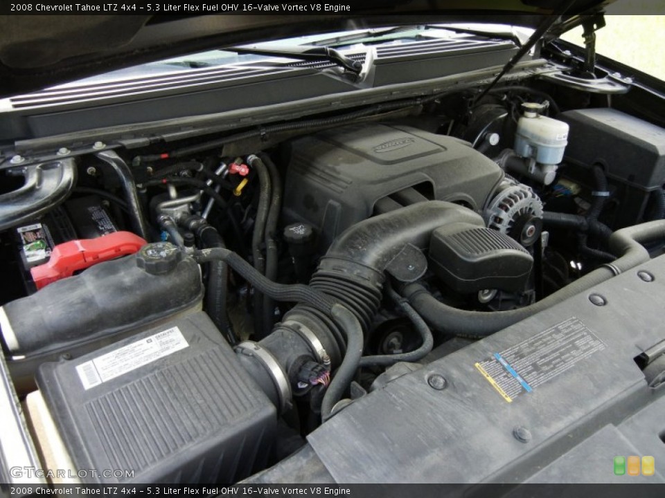 5.3 Liter Flex Fuel OHV 16-Valve Vortec V8 Engine for the 2008 Chevrolet Tahoe #69017346