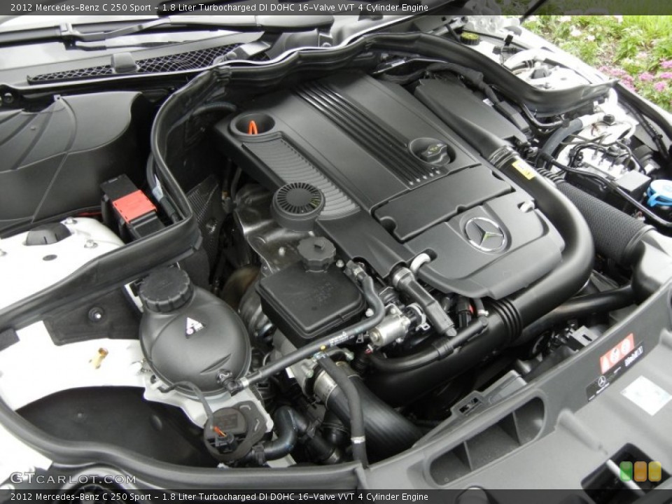 1.8 Liter Turbocharged DI DOHC 16-Valve VVT 4 Cylinder Engine for the 2012 Mercedes-Benz C #69018472