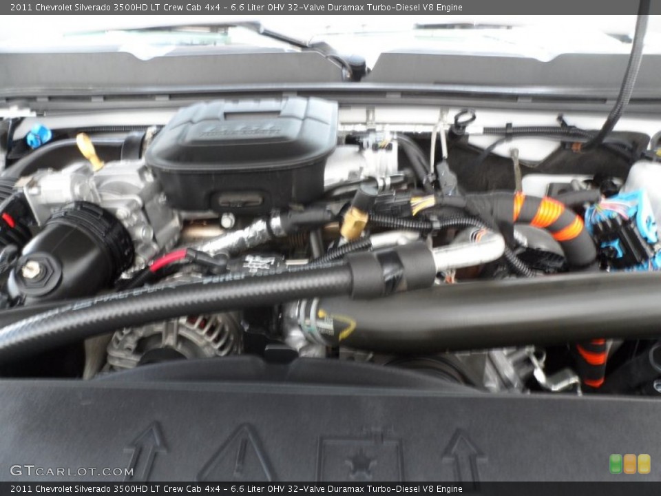 6.6 Liter OHV 32-Valve Duramax Turbo-Diesel V8 Engine for the 2011 Chevrolet Silverado 3500HD #69025558