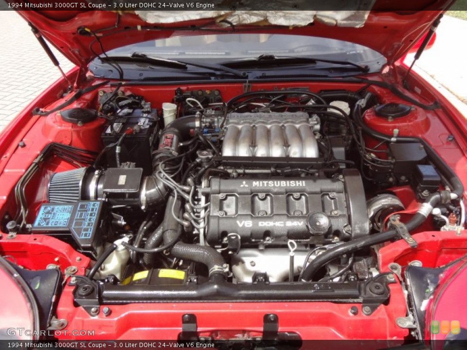 3.0 Liter DOHC 24-Valve V6 Engine for the 1994 Mitsubishi 3000GT #69030428