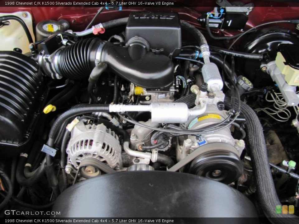 5.7 Liter OHV 16-Valve V8 Engine for the 1998 Chevrolet C/K #69038669