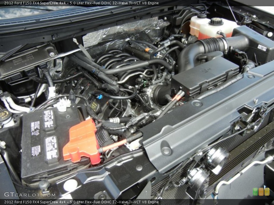 5.0 Liter Flex-Fuel DOHC 32-Valve Ti-VCT V8 Engine for the 2012 Ford F150 #69045662