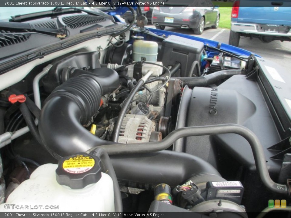 4.3 Liter OHV 12-Valve Vortec V6 Engine for the 2001 Chevrolet Silverado 1500 #69048896