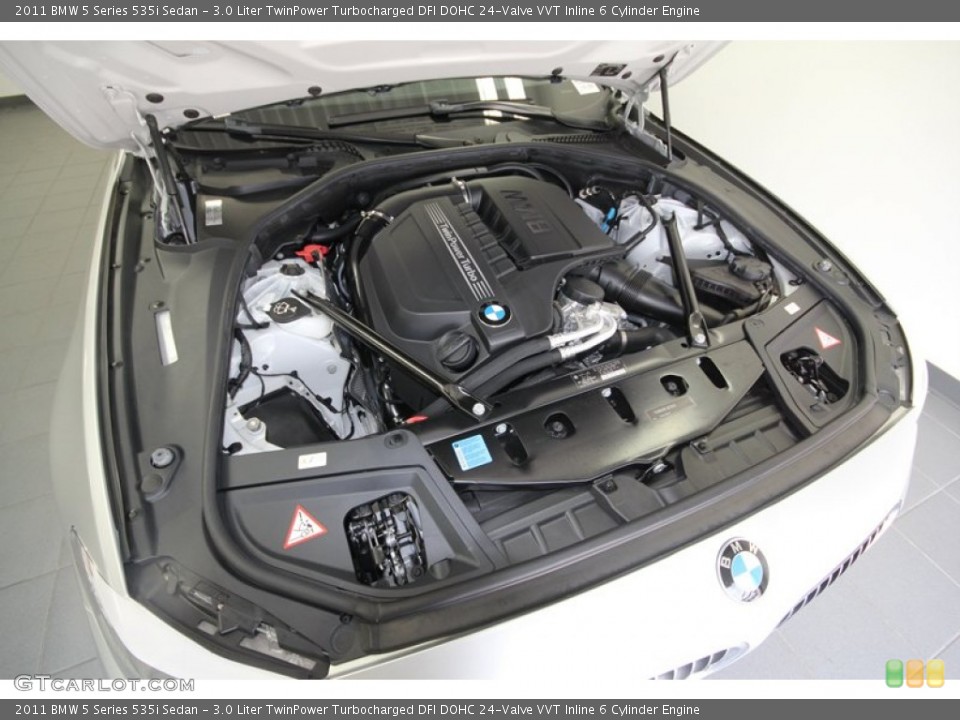 3.0 Liter TwinPower Turbocharged DFI DOHC 24-Valve VVT Inline 6 Cylinder Engine for the 2011 BMW 5 Series #69052129