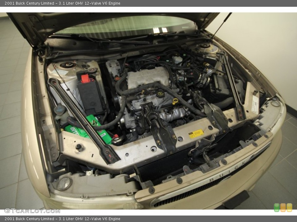 3.1 Liter OHV 12-Valve V6 Engine for the 2001 Buick Century #69054382