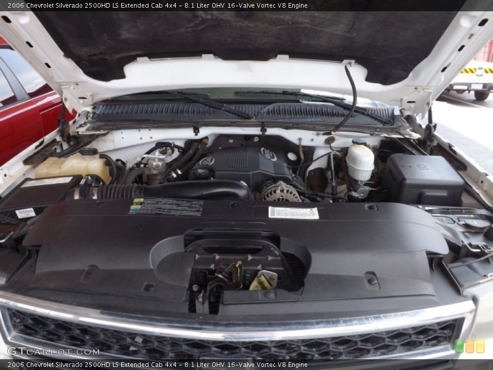 8.1 Liter OHV 16-Valve Vortec V8 Engine for the 2006 Chevrolet Silverado 2500HD #69060488