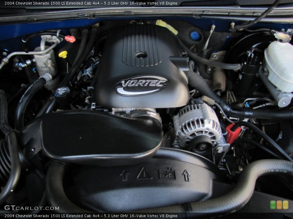 5.3 Liter OHV 16-Valve Vortec V8 Engine for the 2004 Chevrolet Silverado 1500 #69096602