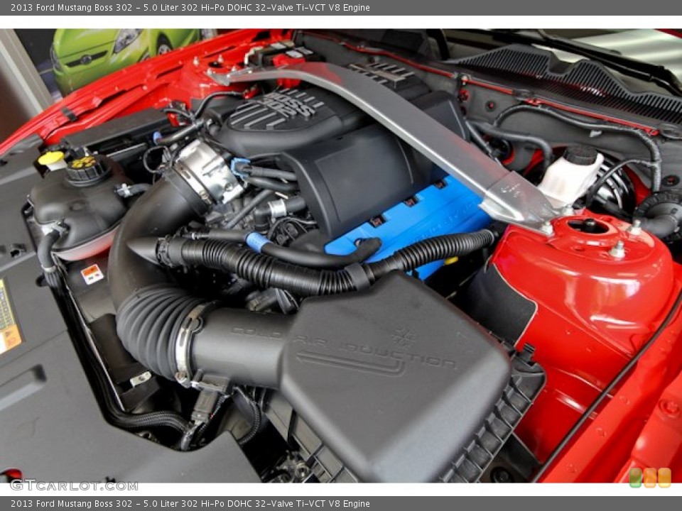 5.0 Liter 302 Hi-Po DOHC 32-Valve Ti-VCT V8 Engine for the 2013 Ford Mustang #69107378
