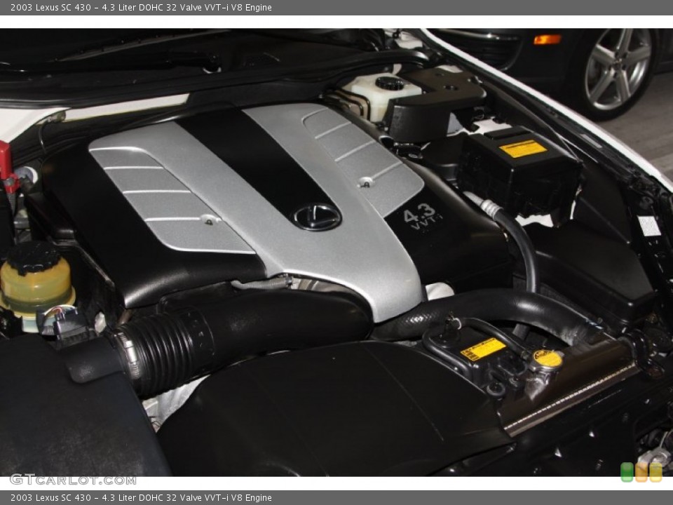 4.3 Liter DOHC 32 Valve VVT-i V8 Engine for the 2003 Lexus SC #69111836