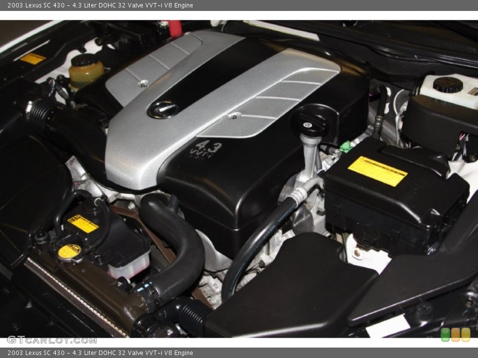 4.3 Liter DOHC 32 Valve VVT-i V8 Engine for the 2003 Lexus SC #69111845